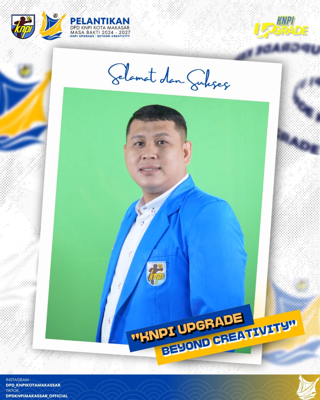 Alumni As’Adiyah 170 Layang Dilantik Sebagai Ketua Bidang Kemitraan Strategis Dan Hubungan Antar Lembaga DPD KNPI Kota Makassar Periode 2024-2027